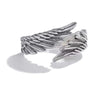 Retro Angel Wings Ring For Women Silver Color Punk Gothic Adjustable Open Ring Jewelry Unisex Accessories Gifts - Image 9