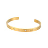 Stainless Steel Gold Plated Cuff Bangles For Women Minimalist Jewelry Crystal Star Bracelet - Image 10