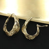 Golden Necklace Jewelry Set for Women Special Hollow Design Pendant Earrings Wedding Anniversary Gifts Jewellry Accessories - Image 3