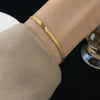 Stainless Steel Snake Chain Bracelet for Women Gold Color Friendship Minimalist Bracelets Jewelry Mother Day Gift - Image 3