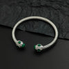 Creative wire buckle sapphireGold-plated stainless steel women's bracelet, and rust-free, couple bracelet - Image 5