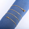 Stainless Steel Cable Chain Necklace in 0.8 mm 1.1 mm and 1.5 mm Widths - Image 7