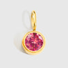 Colorful Birthstone Pendant Necklace in Gold-Tone or Silver-Tone - Image 24