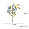 Enamel Hydrangea Brooches for Women Unisex Pearl Flower Pin Plant Lapel Pins Office Party Friend Gifts Jewelry Accessories - Image 33