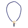 Stone Small Beads Necklace Long Tooth OT Buckle Pendant Necklace for Women Men Necklace Jewelry - Image 9