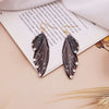 Fairy Clear Gradient Resin Simulation Wings Butterfly Rhinestone Flake Long Dangle Earrings for Women Casual Party Jewelry - Image 6