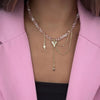 Multilayer Tassel Chain Necklace with Imitation Pearl Details - Image 7