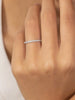Silver 1.4MM 1.6MM 1.8MM Full Zircon Ring For Women Engagement Wedding Jewelry - Image 5