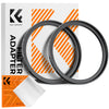 Step Up Ring Aviation-grade Aluminum Filter Adapter Ring 2-pack Cleaning Cloth Lens Ring for ND Cpl UV Lenses Filter - Image 29