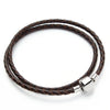 1 Strand Double layer Braided Leather Bracelet Charm Bracelets For Women Men Jewelry Festival Gift Christmas Gift - Image 7