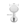 Titanium Circle Dot Flat Disc Stud Earring 16G Round Disc Cartilage Helix Tragus Earlobe Nose Stud Jewelry - Image 11