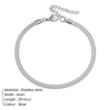 Stainless Steel Snake Chain Anklet for Women Summer Beach Gold Color Anklets Jewelry - Image 8