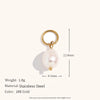 Design Asymmetric Diamonds Stainless Steel Earrings Woman Pearl Charm Gold Hoops Earrings Jewelry Party Accessories - Image 9