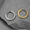 Minimalist Square Edged Hinged Pvd Stainless Steel Huggie Hoop Earrings for Women Men Chunky Punk Stackable Cartilage Jewelry - Image 5