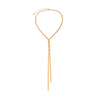 Adjustable Flat Snake Chain Necklace in Gold Tone Silver Tone and Mixed Finishes - Image 18