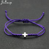 Colorful Woven Rope String Bracelet Boho Cross Charm Bracelets for Women Girls Handmade Jewelry Lucky Gift - Image 17