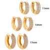 Twisted Hoop Earrings in Gold-Tone or Silver-Tone - Image 10