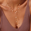 Freshwater Pearl Tassel Y-shaped Clavicle Necklaces Stainless Steel Jewelry On The Neck Accessories For Women - Image 13