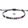 Bohemia Colorful Woven Anklets Bracelet Summer Adjustable Rope Braided Anklets Handmade Fabric Bangles for Men Women Children - Image 20