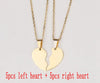 5Pairs Stainless Steel Heart Puzzle Necklaces Blank Couple Customizable Engraved Metal Plate Necklaces Mirror Polished - Image 5