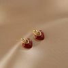 Unique Style Pearl Heart Shaped Hoop Earrings Simple Versatile Elegant Accessories for Women‘s Jewelry - Image 7
