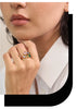 Delicate Cubic Zirconia Heart Stainless Steel Gold Color Adjustable Open Ring Chic Charm Jewelry - Image 13