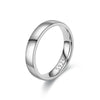 Gold Plated Ring Colour Women's Simple Couple's Wedding Ring Engagement Jewellery Gift - Image 3