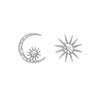Star Moon Cubic Zirconia Stud Earrings for Women Girl Jewelry Party Gifts - Image 6