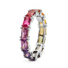 Xuan Rainbow Color Women's Ring Simple Light Attending Ball Accessories Daily Wearing Jewelry - Image 4