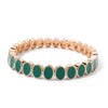 6x8mm Enamel Crystal Bracelets For Women Gold Color Zirconia Rhombus Bead Elastic Bangle - Image 19