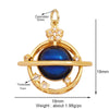 Shining Moon Star Sun Tellurion Celestial Compass Charm Pendant Gold Colour, Jewelry Necklace Bracelet Making Supply - Image 26