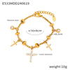 316L Stainless Steel Heart Charm Bracelet with Crystal Accents - Image 20