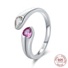 Rings Silver Ring Gecko Snake Scorpion Open Ring For Women Zircon Simple Finger Ring Jewelry Gifts - Image 10