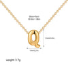 Tiny Gold Color Bubble Balloon Initial Letters Charms Chocker Necklaces for Women Single Alphabet Chains Personalized Jewelry - Image 21