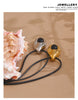 Stainless Steel Water Drop Agate Stone Pendant PU Leather Necklace for Women Statement Jewelry Accessories - Image 14