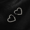 1 Pair Round Bead Design Hoop Earrings For Women Men Stainless Steel Ear Buckle Geometric Love Heart Oval Party Jewelry - Image 11