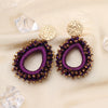 Colorful Water Drop Shape Drop Earrings For Women Beads Handmade Threading Crystal Big Long Earrings Jewelry Gift - Image 11