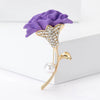 Mother's Day Enamel Carnation Brooches for Women Plant Flower Pins Gift for Mother Office Party Friend Gifts Jewelry Accessories - Image 14