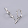 Enshir Gold Color Zircon Drop Hoop Earrings For Women Rock Punk Wedding Crystal Jewelry - Image 14