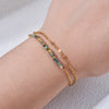 Thin Boho Gold Pvd Plated Stainless Steel Chain Bracelets for Women Charm Lapis Lazuli Turquoise Stone Jewelry Gift - Image 5