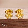 Gold Color Simple Small Flower Stud Earring For Women Cute Daily Wear Ear Piercing Jewelry - Image 6