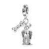 Silver Dog Charms French Bulldog Poodle German Shepherd Beagle Dachshund Pendants Fit Bracelets DIYJewelry Gift - Image 23
