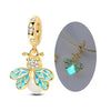 Charm Bead Pendent Silver Gold Series Butterfly Firefly Earth Airplane Charm Fit Bracelet Bangle Woman Jewelry Gift - Image 10