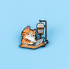 Cute Cat Enamel Pins " "Brooches Metal Lapel Pin Badge Backpack Accessories Jewelry Friend Gifts - Image 8