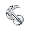 1Pc Titanium Cz Crystal Ear Cartilage Tragus Helix Daith Piercing Internal Thread Lip Stud Labret Piercing Body Jewelry 16G - Image 9