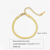 2/3/4/5MM Stainless Steel Bracelet For Women Men Gold Color Snake Chain Bangle With Extended Chain Party Jewelry Gift - Image 8