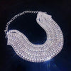 Fyuan Colorful Crystal Chokers Necklaces for Women Multilayer Gold Color Chain Rhinestone Necklaces Statements Jewelry - Image 7