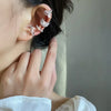 1 Pcs Zircon Korean Wave Multilayer Geometry Ear Cuff Clip on Earrings For Women Without Piercing Non-pierced Jewelry - Image 3