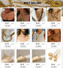 Stainless Steel Flat Snake-Chain Necklace in Multiple Styles - Image 28