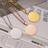 10Pcs 45cm 50cm 60cm Blank Round Disc Pendant Necklace Mirror Polish Stainless Steel Chain Necklace For Womens - Image 5